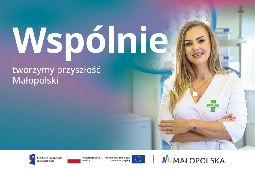 Plakat z informacją o projekcie