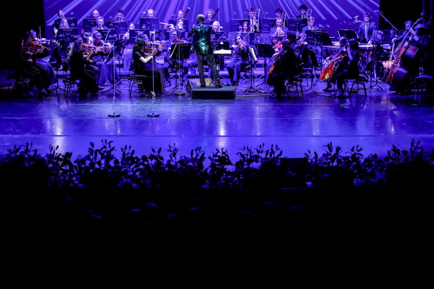 Występ orkiestry symfonicznej.