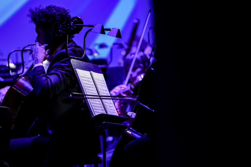 Występ orkiestry symfonicznej.