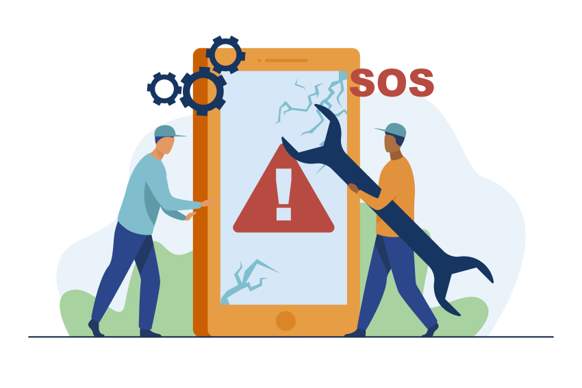 Ikonka zepsutego telefonu