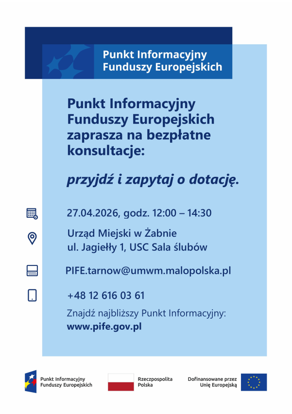 Plakat z informacją o wydarzeniu.