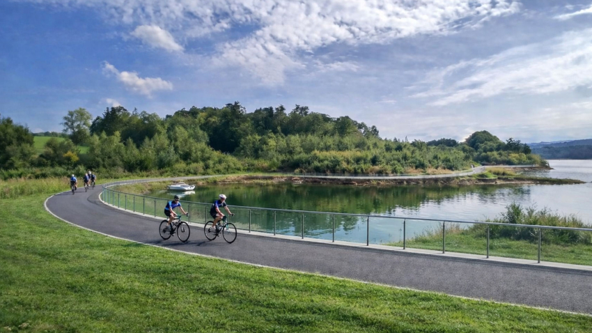Wizualizacja VeloSkava jezioro Mucharskie