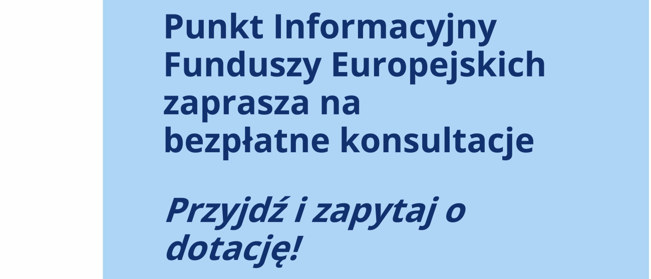 Plakat z informacją o projekcie