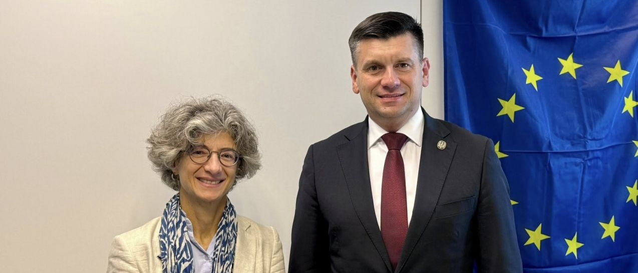 Marszałek Łukasz Smółka i Emma Toledano-Laredo