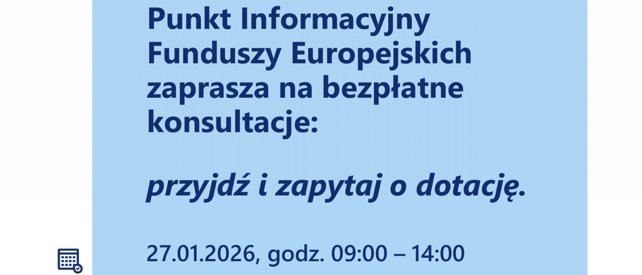 Plakat z informacją o wydarzeniu.