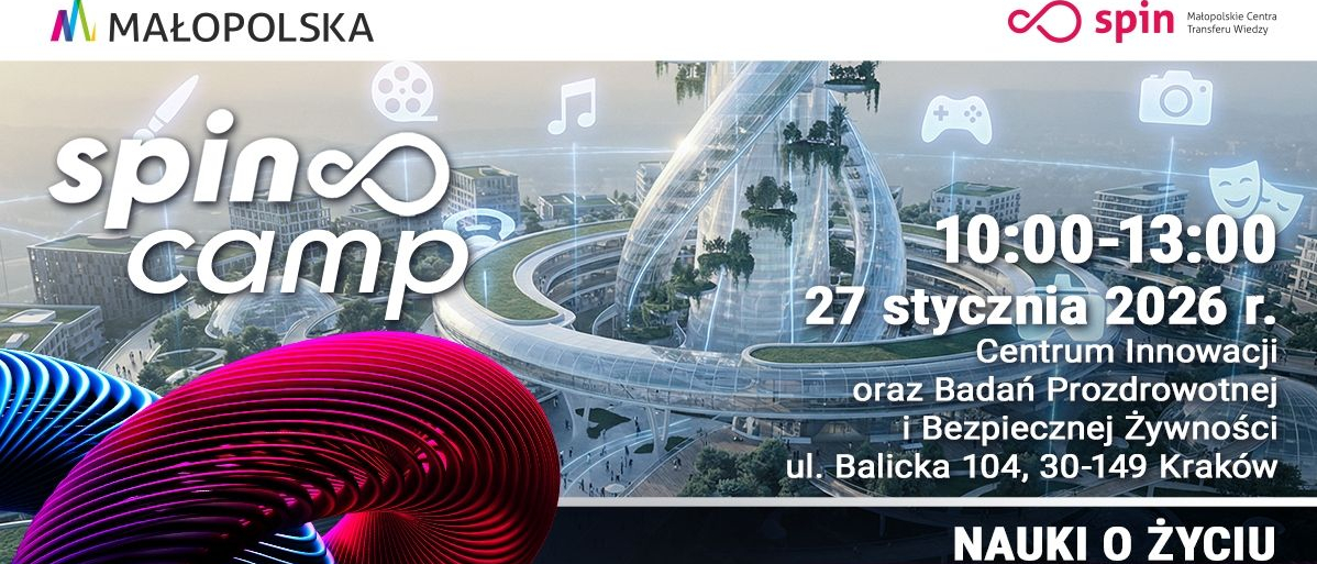 Plakat z informacją o projekcie.