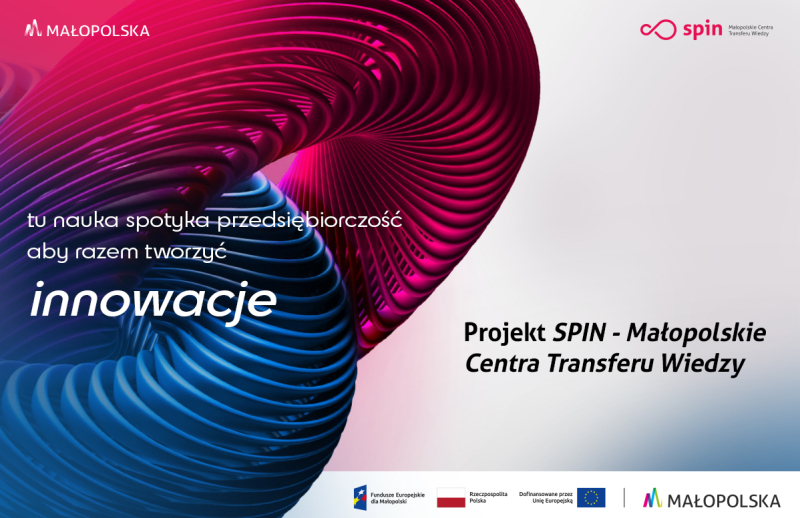 Baner z informacją o projekcie.